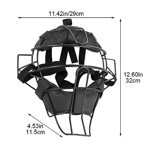 Masque de baseball en alliage léger Hrippy avec rembourrage souple et structure résistante