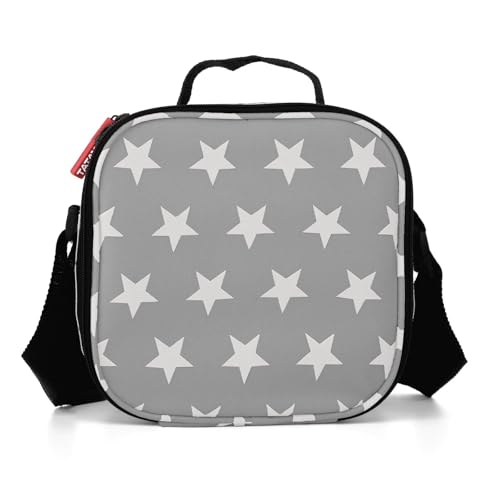 Miniatura 4 de Tatay Bolsa Termica Porta Alimentos Impermeable - Urban Food Casual 3l 4 Fiambreras: 2x0,5l 2x0,2l Triple Capa Aislante Cuerpo Semirrígido Bolsillo Interior 22,5x10x22cm, Estrellas Gris
