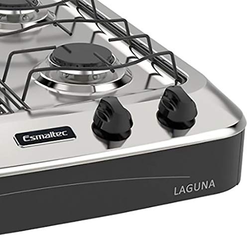 Fogão 4B Laguna Mesa, Inox - 0104001457, Preto, Esmaltec