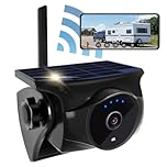 STONVUE 1080P Solar Wireless Backup Camera -Magnetic Hitch Rear/Front Camera with Night Vision, 365-Day Standby, Waterproof, Rechargeable Battery for Horse Trailer RV Truck Car for Phone Pad Android