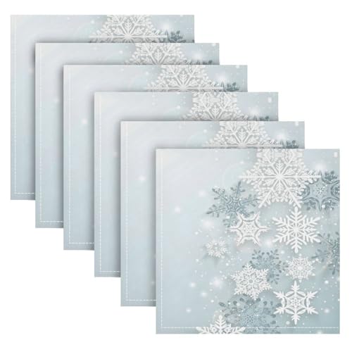 Servilletas de tela ALAZA 20x20 pulg set 4 plata miniatura 1