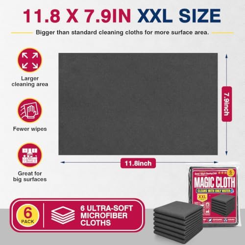 Genie Cloth Magic Cloth - 6PCS Microfiber Genie Magic Cleaning Cloth — view 6