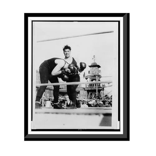 [Jack Dempsey slugging Tony Fuente during a benefit match for