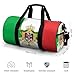 Italian Italy Coat of Arms Flag Fashion Gym Bag Lightweight Duffel Bags Luggage Handbags for Sports Travel