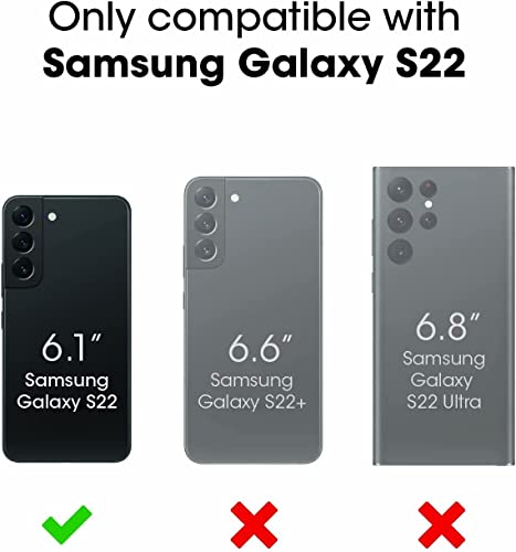 OtterBox Symmetry Clear Series Case for Galaxy S22 (Only) - Non-Retail Packaging - WallFlower - image 2