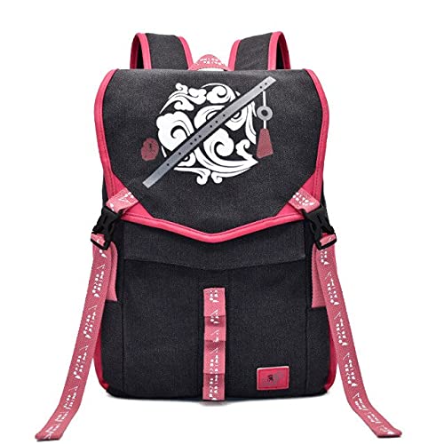 8.PM - Backpacks - Grandmaster of Demonic Cultivation Mo Dao Zu Shi Lan Wangji Wei Wuxian Cosplay Canvas Backpack Creative School Shoulder Bag Gift