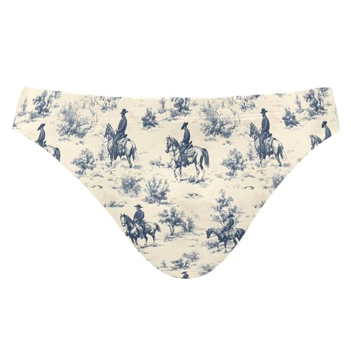Men's Swim Briefs Western Cowboy Horse Desert Swimsuit Beach Swimwear Bikini M B0403600