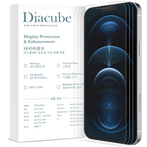Film protecteur d'écran mat premium pour iPhone 12 et 12 Pro en PET EPU au toucher soyeux