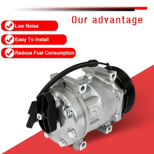 Image of CCIYU AC Compressor w /Clutch for Dodge for Ram 3500 L6 5.9L 1994-2005