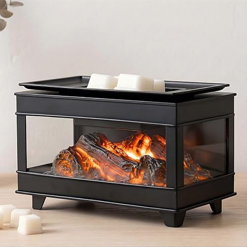 Fireplace Wax Melt Warmer Electric Wax Warmer for Scented Wax