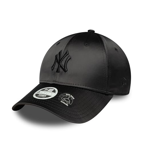 New Era New York Yankees Lazo de satén 9Forty Mujer Gorra Negro