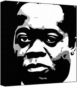 Yaphet Kotto - Pop Art Print - 30 x 30 x 2.5 cm Deep Box Canvas