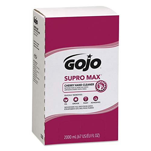 GOJO 2000 mL Refill Beige SUPRO MAX Cherry Scented Heavy Duty Hand Cleaner image 2
