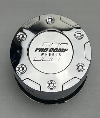 Pro Comp Wheels 7425042 Center Cap 4.25 in. 2 pc. Push Thru Chrome Center Cap