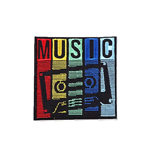 Tape Cassette Retro Diy Applique Embroidered Sew Iron On Patch Music Colorful Applique Sew Boys Men Women Craft Patch For Bags Backpacks Jackets Jeans #TOP10