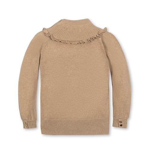 Image of Hope & Henry Girls Cable Front Pullover Sweater