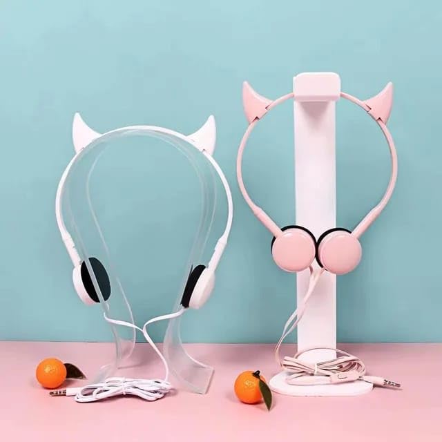 OANGO Earphone for Kids Cute Cat Wired Earphone, Headphones for Kids Girls Gifts Headphone for Smartphone, Gaming Headphone, Stereo Earphone, Stylish Headphones for Girls/Boys