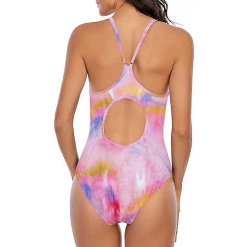 Image of Century Star Women Athletic One Piece Swimsuits-2026 Training Bathing Suits for Teens Juniors