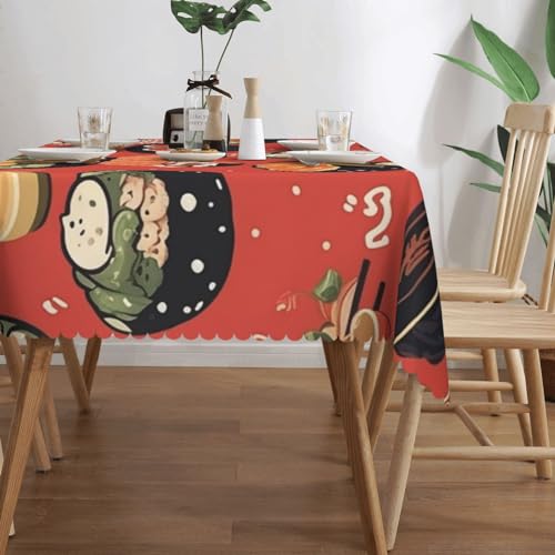 Nappe rectangulaire anti-tache finis les nettoyages difficiles sur la table