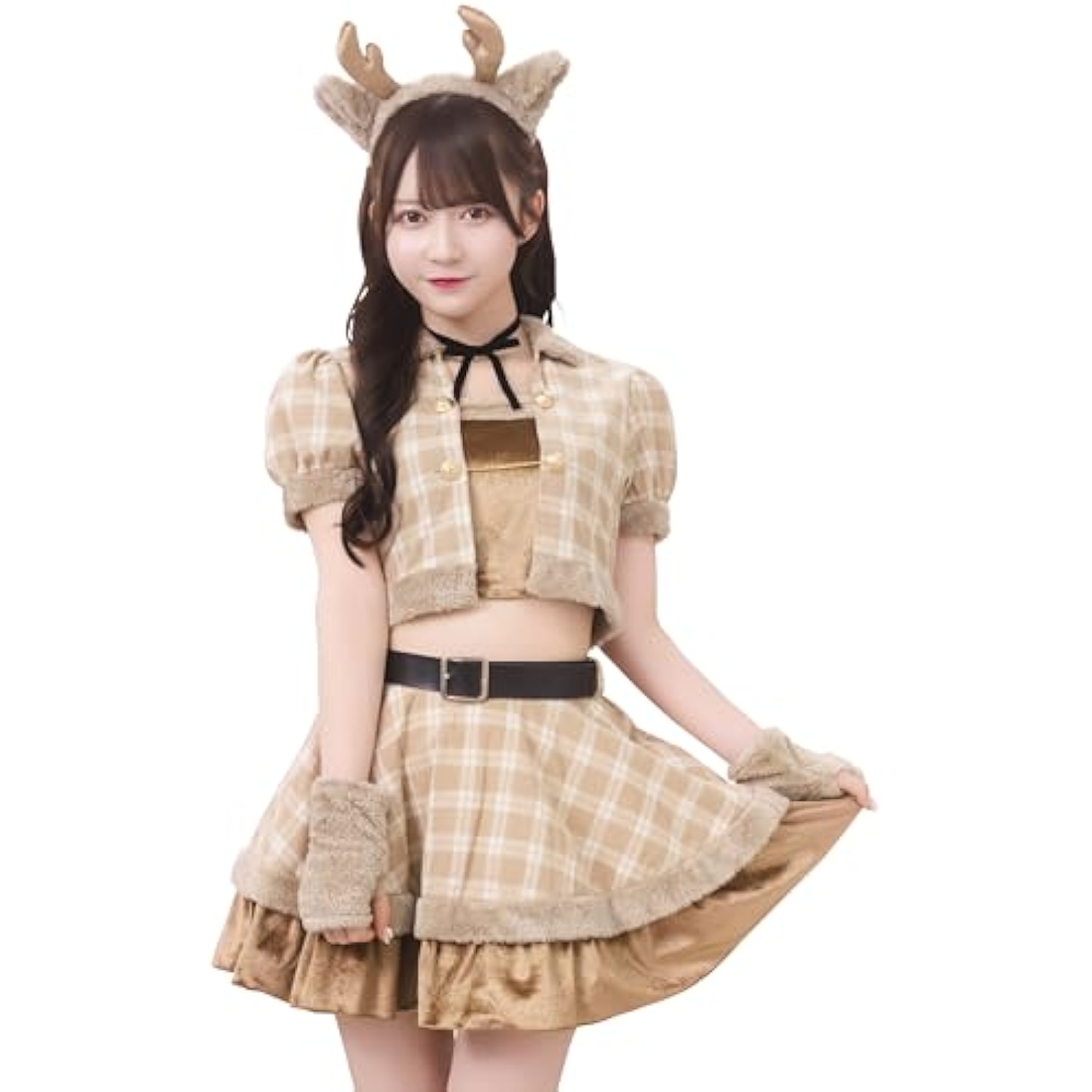 クリアストーン(Clearstone) リリカルパレット コスプレ クリスマス キャラメルトナカイ レディース ブラウン 詳細画像1