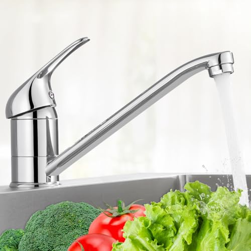 Synlyn Wasserhahn Küche 360 ° Drehbare Hochdruck Küchenarmatur,...