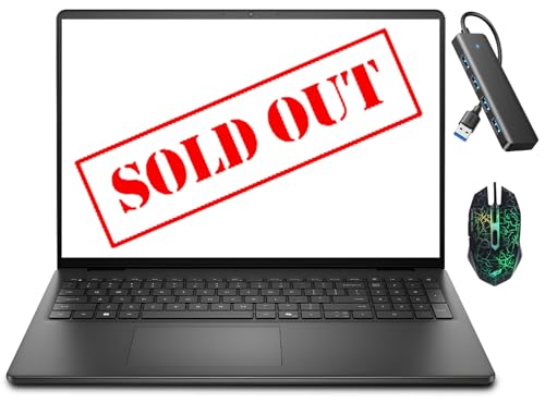 DELL 16�C���` �^�b�`�X�N���[���r�W�l�X�m�[�g�p�\�R���A8�R�A AMD Ryzen 7 250 64GB DDR5 RAM 4TB SSD (Beat Core 7 150U�A�ő�5.1GHz) �o�b�N���C�g�L�[�{�[�h�AWi-Fi6�AAI�R�s�[�p�C��