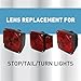 Blazer International B983 Stop / Tail / Turn Light Replacement Lens , Red