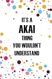 akai software  It\'s a Akai Thing You Wouldn\'t Understand: Personalized Name Journal forAKAI , College Ruled Lined Paper,Personalized gifts for men,boys , Gifts for AKAI Matte cover