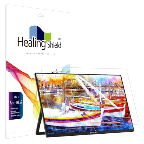 Healingshield �X�L���V�[���t���ی�t�B���� Screen Protector Eye Protection Anti UV Blue Ray Film Compatible with ZEUSLAP Z22P Pro