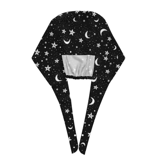 Image of Working Cap Scrub Cap with Sweatband Adjustable Unisex Women Tie Back Hat Nurse Surgical Caps