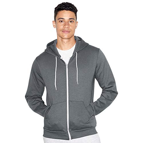 American Apparel Flex Fleece Long Sleeve Zip Hoodie-USA Collection