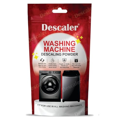 Washing Machine Cleaner & Descaler Powder | Drum Cleaning Formula for Limescale, Dirt & Odor | For Front Load & Top Load (100 gm, pack of 1)