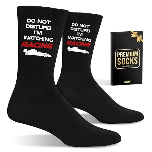 VICRAZY F1 Racing Car, Sport Car Socks for Men, Women - Formula 1 Gifts for Men - Racing Socks, Formula 1 Gifts - Stocking Stuffers for Men, Women