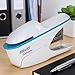 Milageto Holeless Stapler Stapleless Stapler Binding Hand Tool No Staple Stapling Machine No Staple Staplers for Leaflets, White