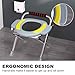 YIFAIIX Camp Toilet Portable, Foldable Toilet with Handrail, Portable Potty for Adults, Portable Toilet for Long Car Trips, Construction Sites, Fishing