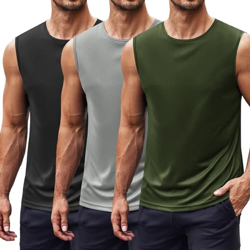 Débardeur coupe musculaire COOFANDY extensible et respirant