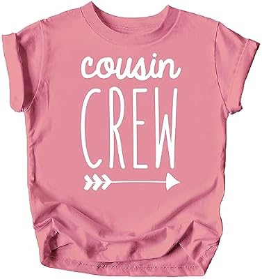 Cousin Crew Arrow T‑Shirts & Bodysuits – Fun Mauve Matching Outfits for Baby & Toddler Boys & Girls