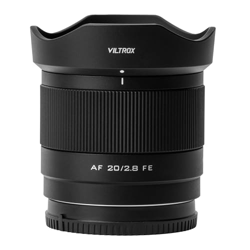 VILTROX 20mm F2.8 FE �J���������Y AF �L�p�����Y �t���t���[�� ����a f/2.8 Sony E�}�E���g�J���� a7CR a7C a7CII a6700 ZV-E100 a6400 a6600 a7III a7IV�p