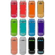 مجموعة Monsters Energy Sampler Pack، Super Drink 10 Flavor Variety Pack - 16 Fl Oz Cans 10 Pack