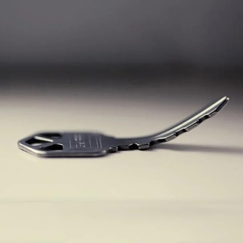 SUMAG Shift V2 Shift Self Bending Key Magic Tricks Self Bending Mind Bend Metal Close-up Street Illusions Gimmicks Mentalism Props for Magicians