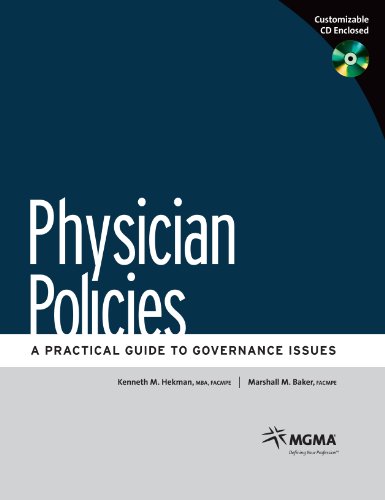 Physician Policies: A Practical Guide to Govern... 1568293860 Book Cover