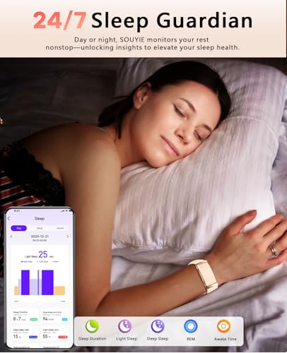 Image of Smart Bracelet for Women, 24 /7 Wearable Health Activity Fitness Trackers