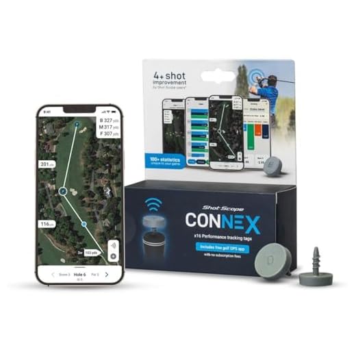 Shotscope Golf Connex Game Tracking Tags With Performance Tracking and App Access