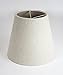 5x8x7 Empire Sand Linen Edison Clip Lampshade - Perfect for Small Table Lamps, Desk Lamps, and Accent Lights -Small, Tan