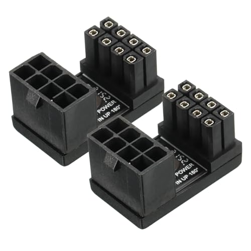 Adaptateur ATX 8 broches coudé à 180 degrés pour une gestion de câbles épurée sur PC fixe