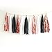 15pcs Shiny Tassel Garland Banner Tissue Paper Tassels for Wedding, Baby Shower, Table Decor，Event & Party Supplies, DIY Kits - (Rose Gold,White,Black)