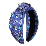 ✔Hanukkah Headbands: It's not just a festival of lights dedication–Hanukkah is also a celebration of love, happiness, and blessings! Our Chanukah headband feature wide top knot headbands printed with classic Hanukkah patterns like Star of David, Drei...