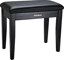 Solid wood construction Cushioned vinyl seat top Storage compartment below the seat Satin black finish; also available in satin white finish (RPB-100WH) and rosewood (RPB-100RW) Premium official Roland product