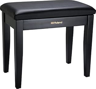 Solid wood construction Cushioned vinyl seat top Storage compartment below the seat Satin black finish; also available in satin white finish (RPB-100WH) and rosewood (RPB-100RW) Premium official Roland product