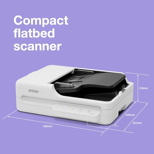 EPSON WORKFORCE DS-1730: Competitively priced feature-rich A4 flatbed scanner – the ideal business solution that combines remarkable performance and value